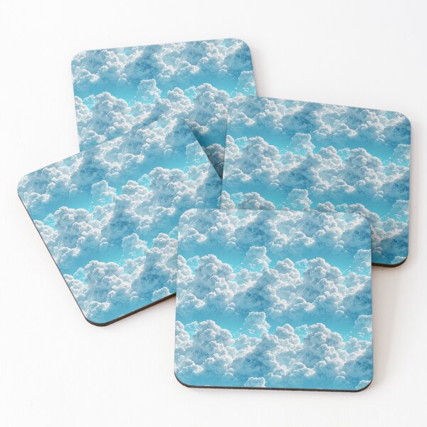 Item preview, Fluffy Cumulus Clouds Bright Blue Sky designed and sold by NTGUILTY.