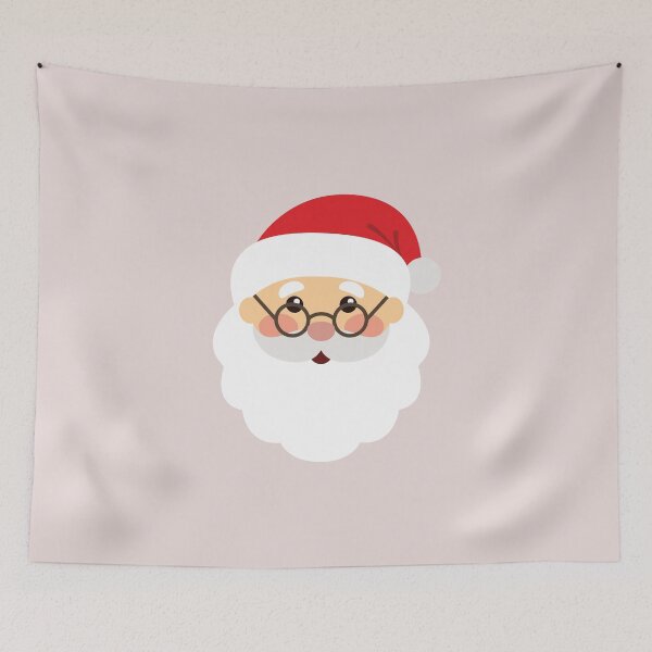 Item preview, Cute Santa Claus Face designed and sold by KateBilous.