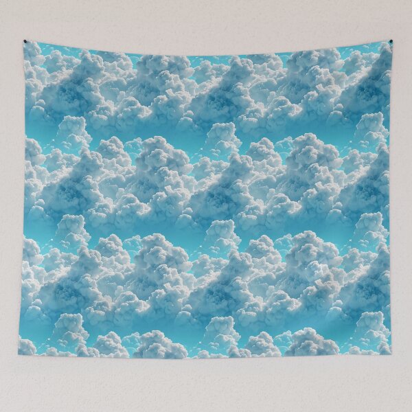 Item preview, Fluffy Cumulus Clouds Bright Blue Sky designed and sold by NTGUILTY.