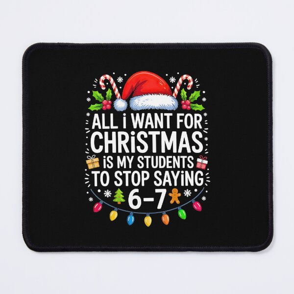 Item preview, Funny Teacher 67 Christmas Six Seven Students Saying 6-7 designed and sold by URGlden.