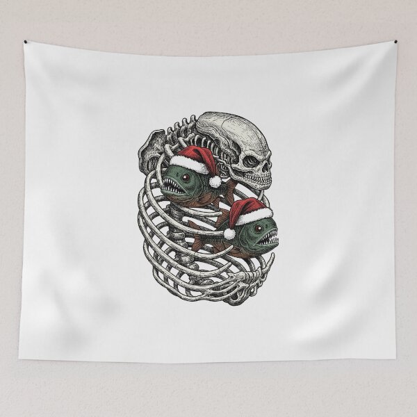 Item preview, New Year's Piranhas designed and sold by krabbaraban.
