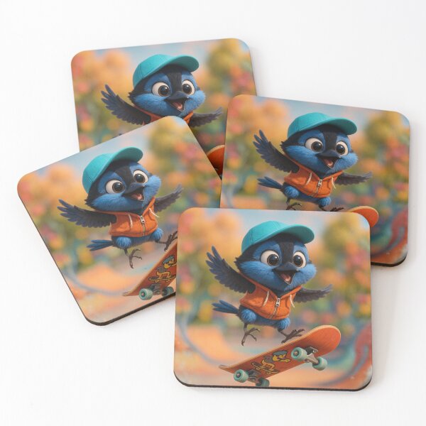 Item preview, Skater Fairy Wren designed and sold by Sillytoe.