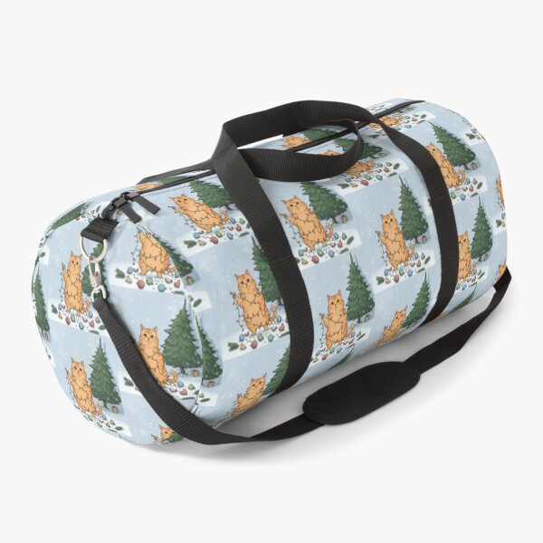 Item preview, Orange Tabby Cat Standing Over Destroyed Christmas Tree designed and sold by zoughlal.