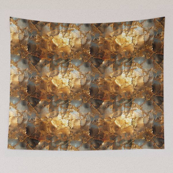 Item preview, Cracked Gilded Foil Gold and Metallic Texture designed and sold by NTGUILTY.