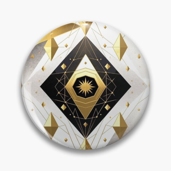 Item preview, Luxury Gold Geometric Pattern AOP Print designed and sold by GuffyGlowVault.