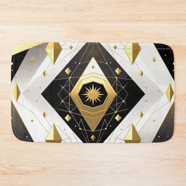 Item preview, Luxury Gold Geometric Pattern AOP Print designed and sold by GuffyGlowVault.
