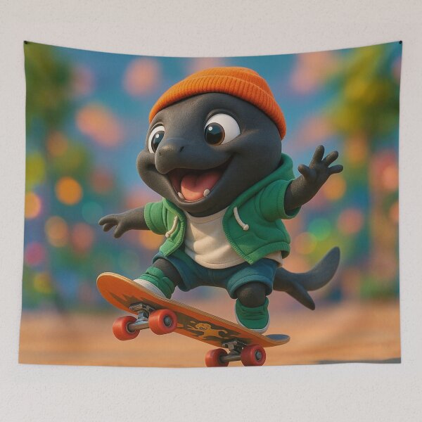 Item preview, Skater False Killer Whale designed and sold by Sillytoe.