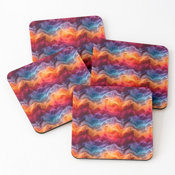 Item preview, Flowing Fabric Abstract Colorful Gradient Pattern designed and sold by NTGUILTY.