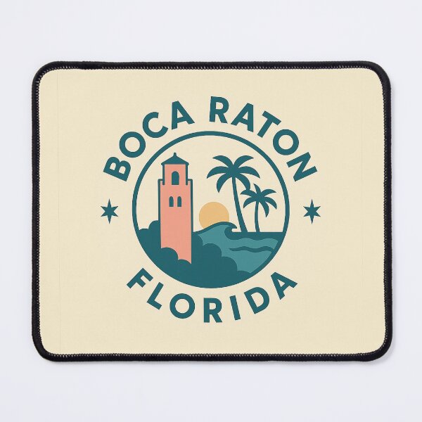 Item preview, Boca Raton Florida Vintage Coastal Badge designed and sold by American Travels.