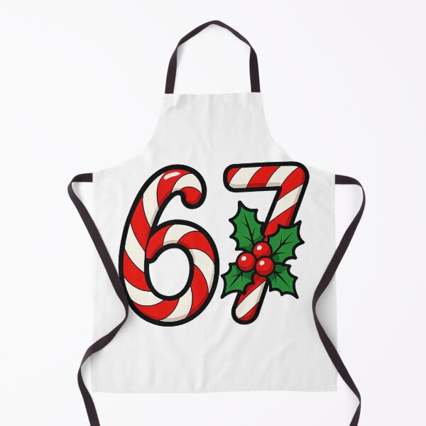Item preview, Candy Cane Six Seven Funny Bright Festive Holiday Numbers designed and sold by torildorxop.