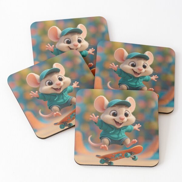 Item preview, Skater Fancy Mouse designed and sold by Sillytoe.