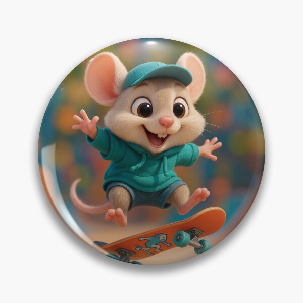 Item preview, Skater Fancy Mouse designed and sold by Sillytoe.