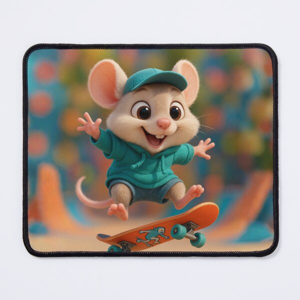 Item preview, Skater Fancy Mouse designed and sold by Sillytoe.