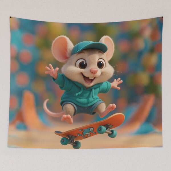 Item preview, Skater Fancy Mouse designed and sold by Sillytoe.