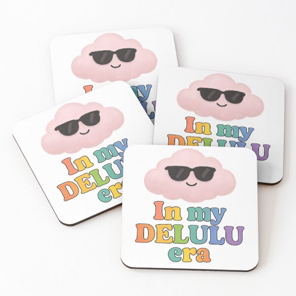 Item preview, In My Delulu Era Rainbow Cloud designed and sold by TwillTees.
