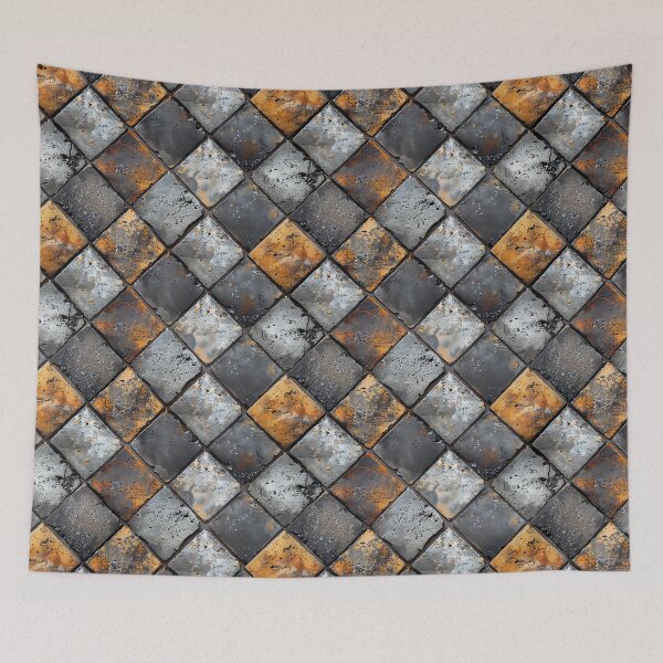 Item preview, Grungy Diamond Tiles Concrete Stone Texture designed and sold by NTGUILTY.
