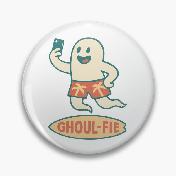 Item preview, Ghoul-fie Ghost Selfie Summer Beach Vibes designed and sold by TwillTees.