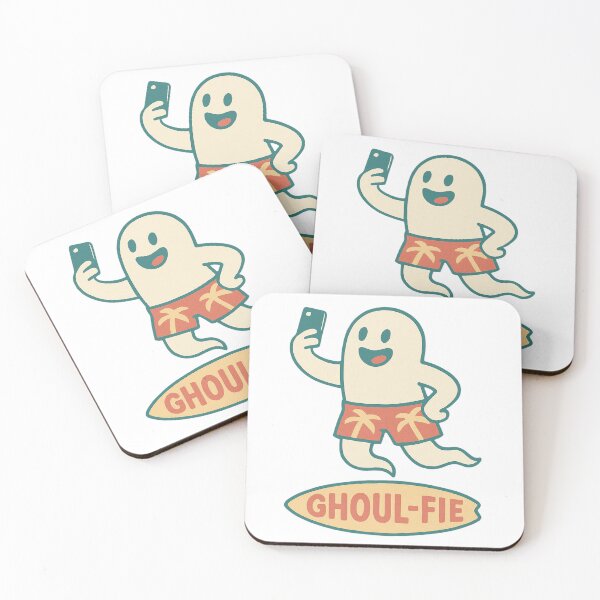 Item preview, Ghoul-fie Ghost Selfie Summer Beach Vibes designed and sold by TwillTees.