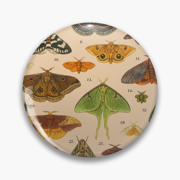 Item preview, North American Moths designed and sold by La Loca.