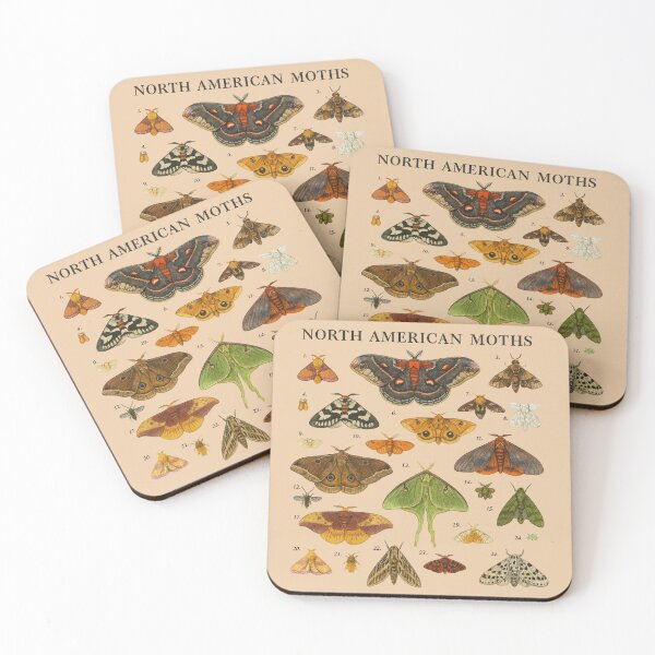 Item preview, North American Moths designed and sold by La Loca.