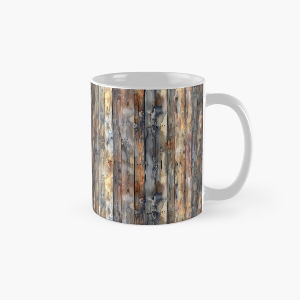 Item preview, Rustic Watercolor Weathered Wood Fence Pattern designed and sold by NTGUILTY.