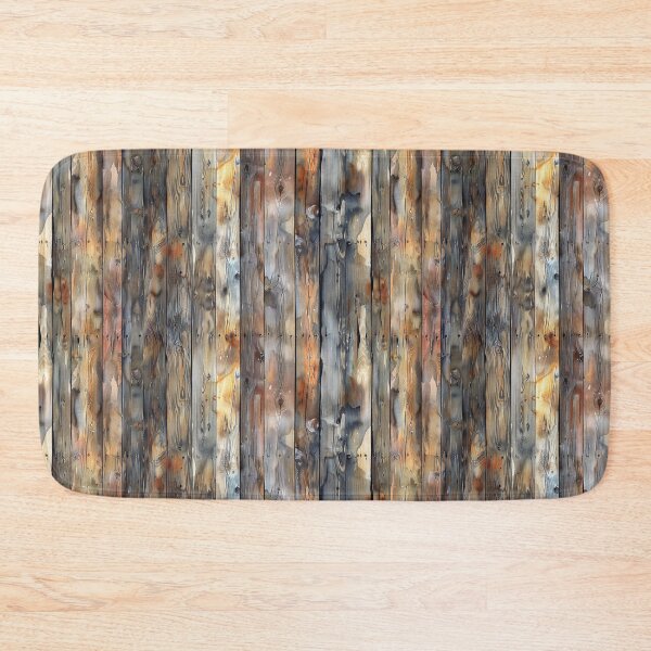 Item preview, Rustic Watercolor Weathered Wood Fence Pattern designed and sold by NTGUILTY.