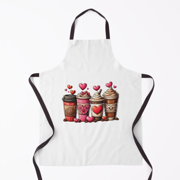 Item preview, Kawaii Coffee Cups Set – Cute Cartoon Takeaway Drink Illustration designed and sold by Lulunza.