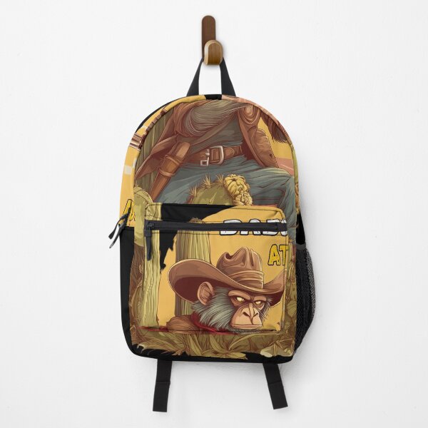 Item preview, Baboon at Noon: Western Cowboy Monkey with Revolver designed and sold by ChefsSpicyFits.