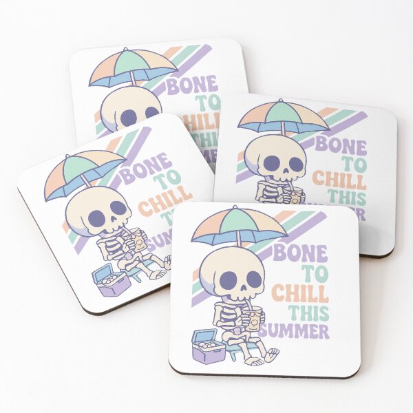 Item preview, Bone to Chill This Summer Skeleton Beach designed and sold by TwillTees.