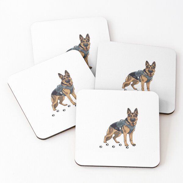 Item preview, Tactical German Shepherd Dog Illustration designed and sold by AchraffPrint.