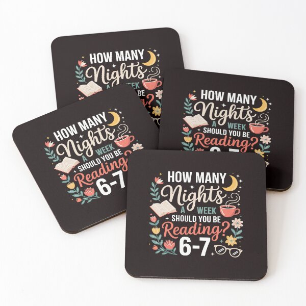 Item preview, How Many Nights Reading Six Seven Funny Teacher Book Quote designed and sold by ImeldaSparks.