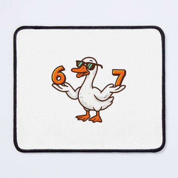 Item preview, Silly Goose Six Seven Funny Cute Bright Playful designed and sold by ImeldaSparks.