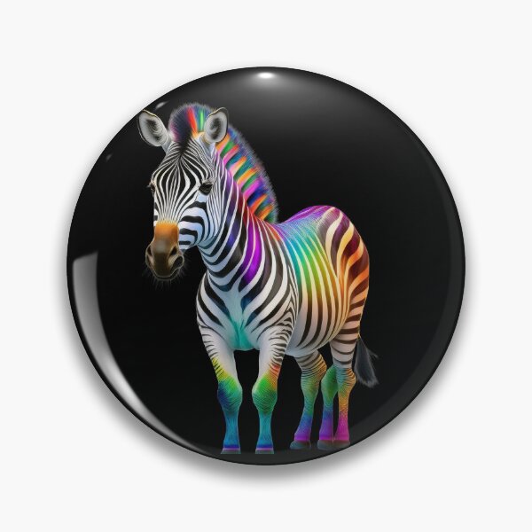 Artikelvorschau, Rainbow Graphic Grace – Zebra Designs entworfen und verkauft von RockitBaby.
