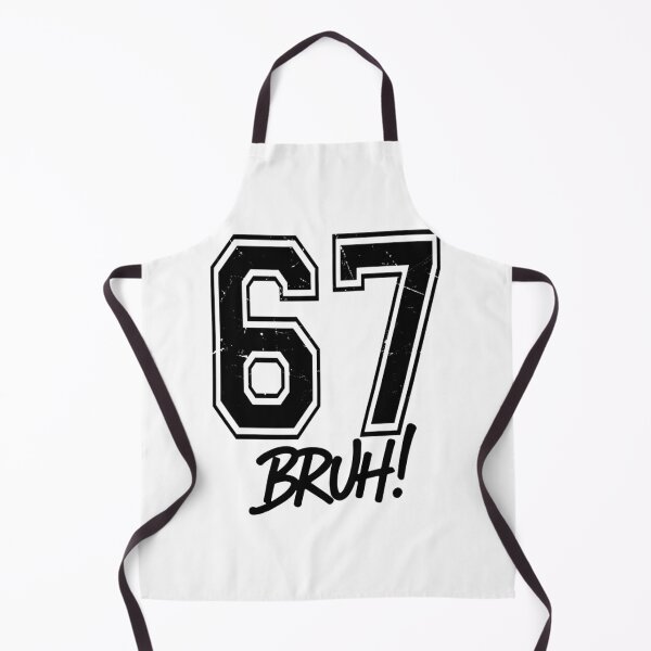 Item preview, Sixty Seven Bruh Bold Strong Number Funny Monochrome  designed and sold by ImeldaSparks.