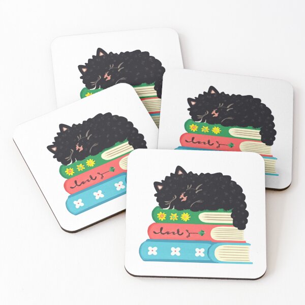 Item preview, Sparkly Bookish Cat designed and sold by SnorkleSupply.