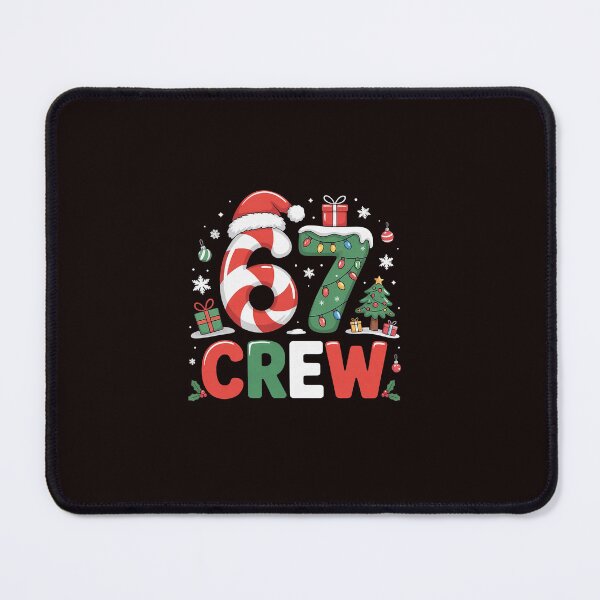 Item preview, Six Seven Crew Christmas Cute Bright Festive Holiday Numbers designed and sold by ImeldaSparks.