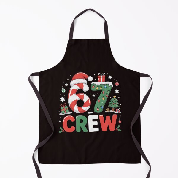 Item preview, Six Seven Crew Christmas Cute Bright Festive Holiday Numbers designed and sold by ImeldaSparks.