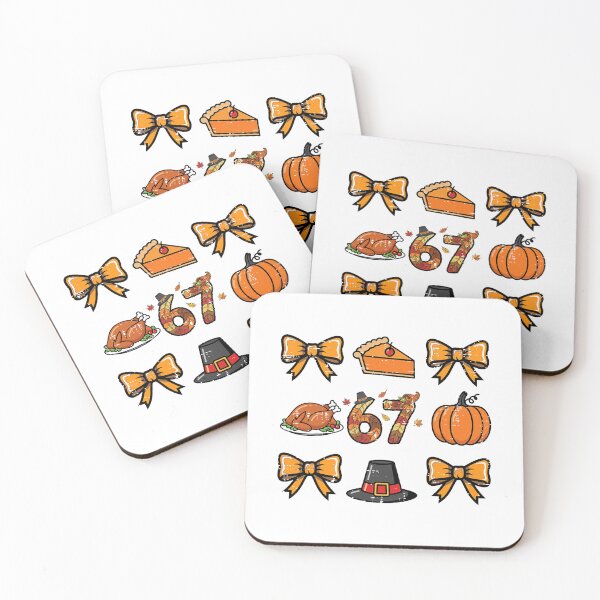 Item preview, Coquette Thanksgiving Six Seven Cute Autumn Holiday Bow  designed and sold by ImeldaSparks.