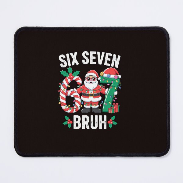 Item preview, Six Seven Santa Bruh Funny Holiday Bright Festive Lights designed and sold by ImeldaSparks.