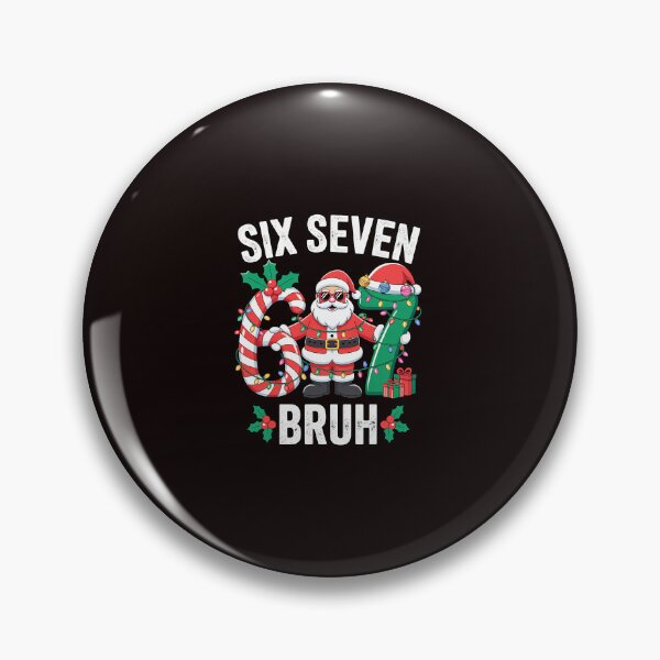 Item preview, Six Seven Santa Bruh Funny Holiday Bright Festive Lights designed and sold by ImeldaSparks.