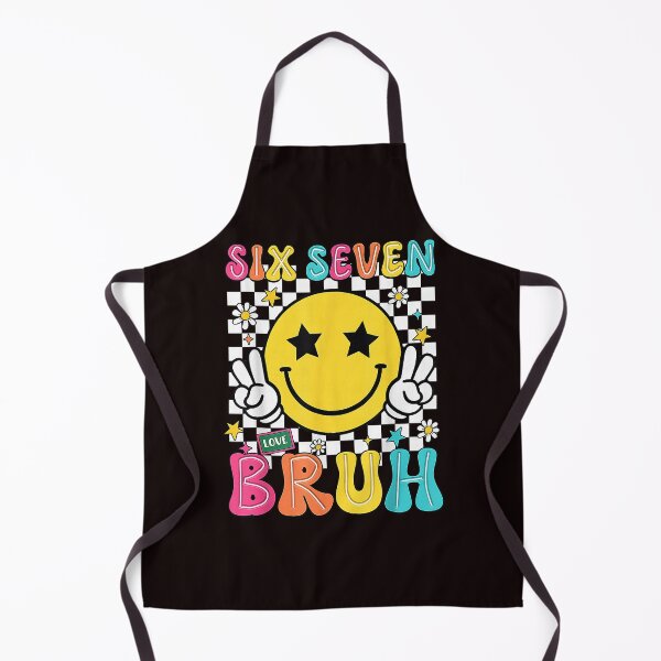 Item preview, Six Seven Bruh Cute Smile Funny Bright Gen Alpha  designed and sold by ImeldaSparks.