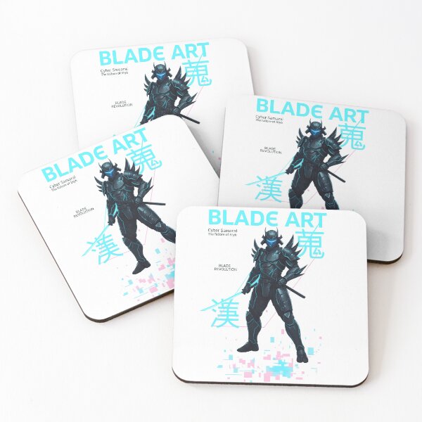 Item preview, Blade Art – Cyber Samurai Neon Warrior Futuristic Design designed and sold by ArvionStudio.