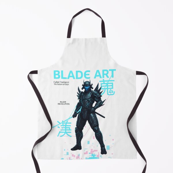 Item preview, Blade Art – Cyber Samurai Neon Warrior Futuristic Design designed and sold by ArvionStudio.