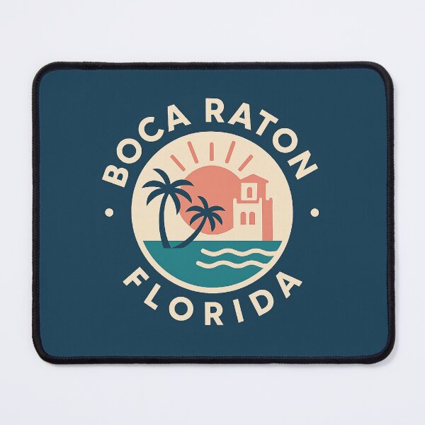 Item preview, Boca Raton Florida Sunrise Palm Circular Design designed and sold by American Travels.