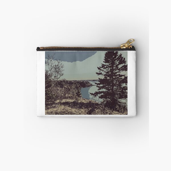 Item preview, Eastport Maine Bluff [Almost B&W Vector] designed and sold by dragonsinn.