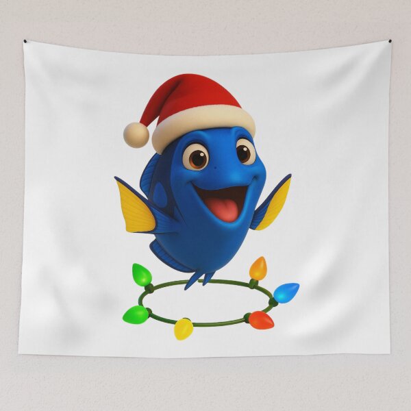 Item preview, Christmas Tang Fish designed and sold by Sillytoe.