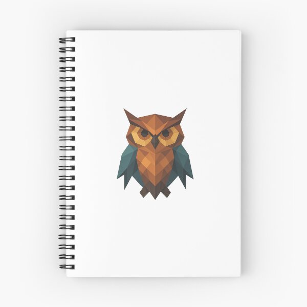 Item preview, Geometric Polygonal Owl Illustration designed and sold by Le Grand Requin.