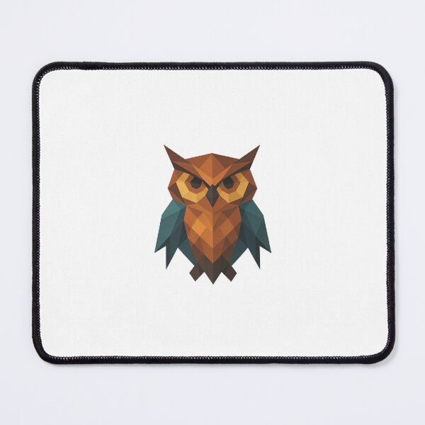 Item preview, Geometric Polygonal Owl Illustration designed and sold by Le Grand Requin.
