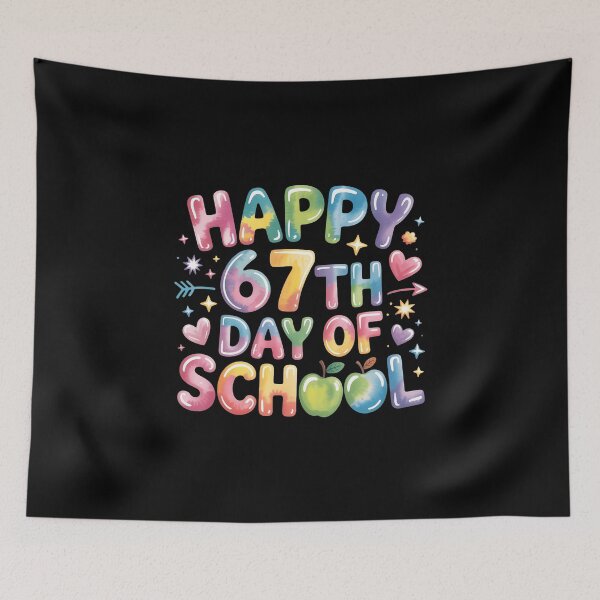 Item preview, 67Th Days Of School Funny 67 Meme Teacher designed and sold by KellyJudith.