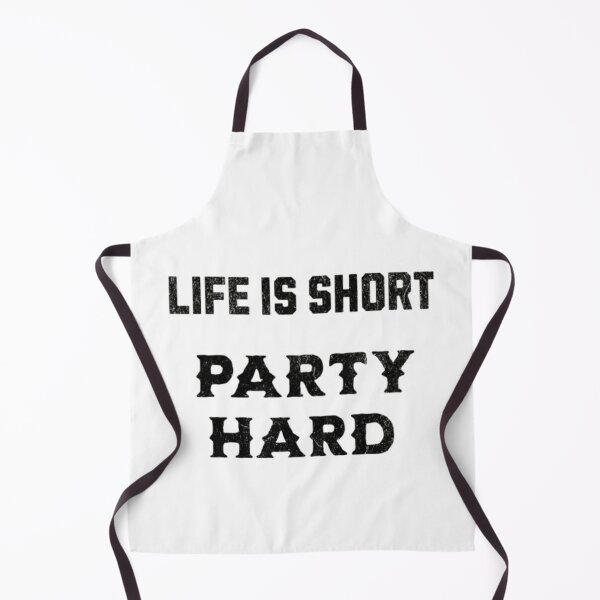Item preview, Life Is Short Party Hard Bold Typography Party Logo designed and sold by ldjcustomdesign.